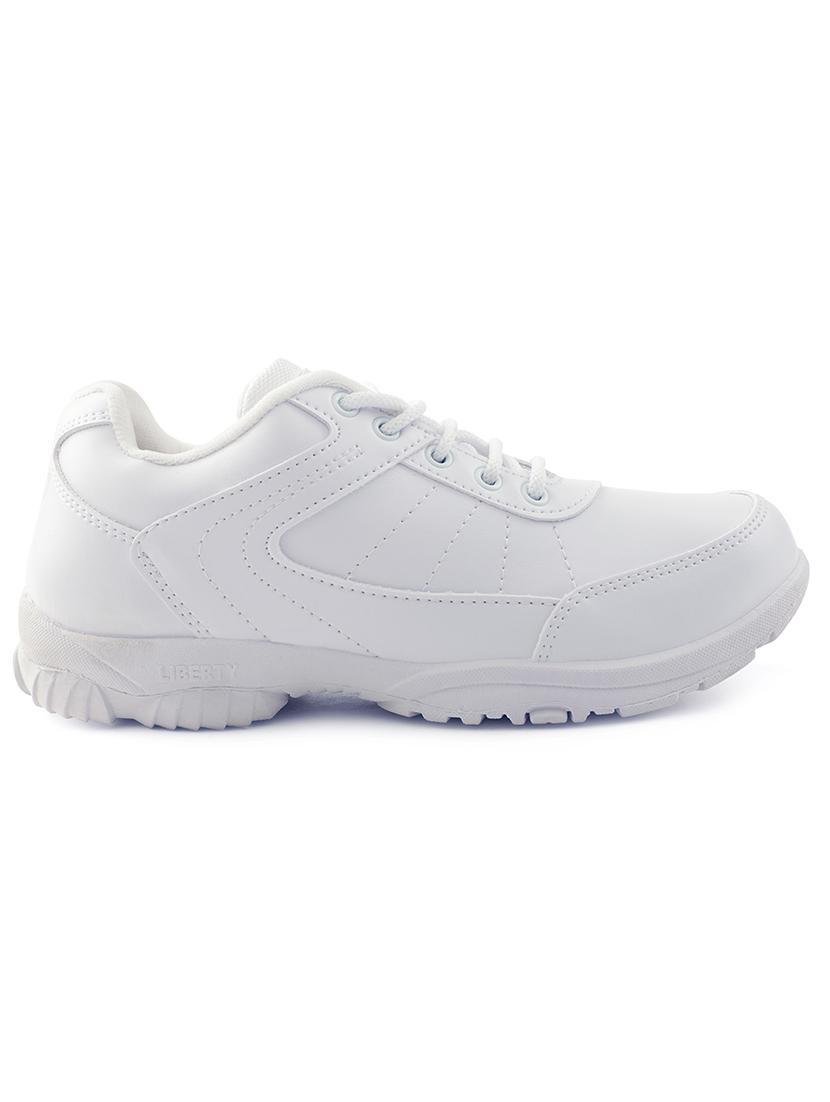 kids solid lace up uniform shoes - 22030419 - Standard Image - 2