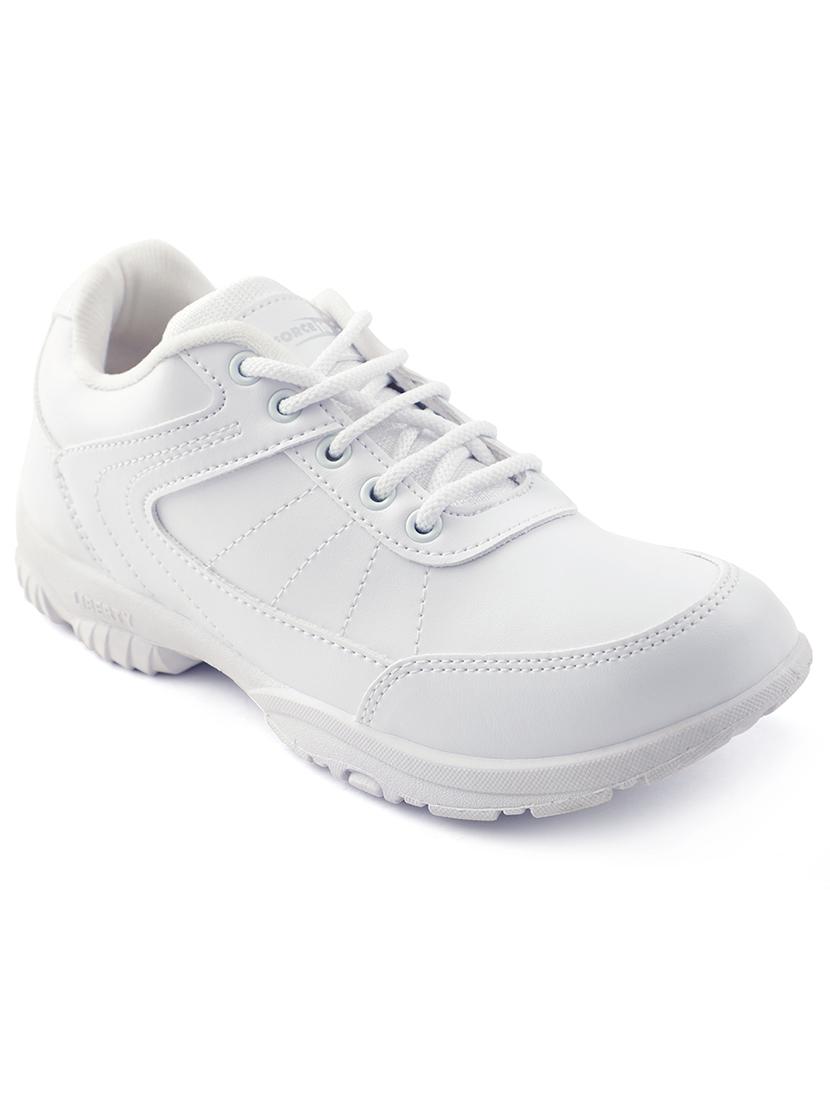 kids solid lace up uniform shoes - 22030422 - Standard Image - 2