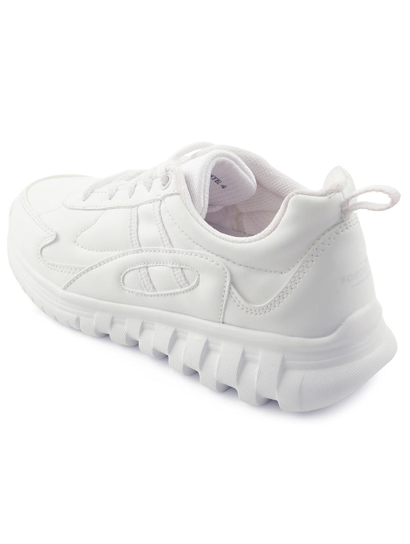 kids solid lace up uniform shoes - 22030437 - Standard Image - 2