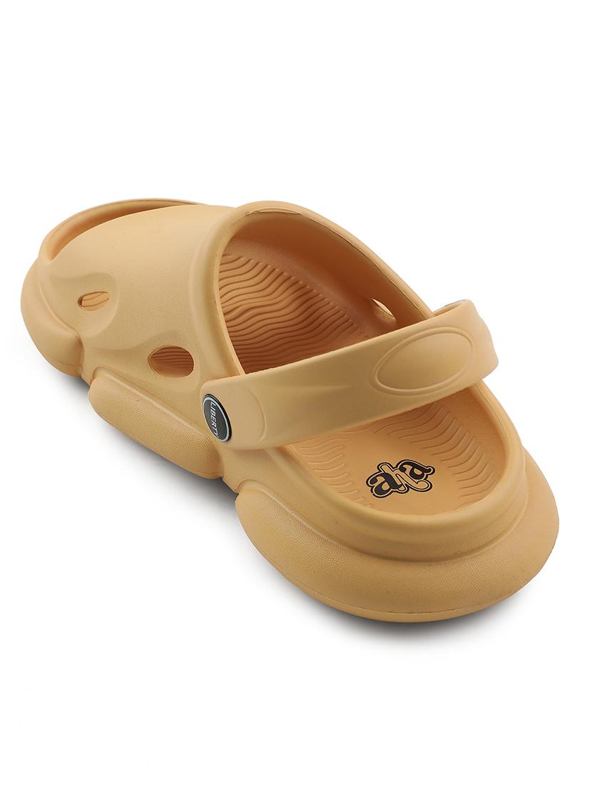 kids beige solid clog - 22030450 - Standard Image - 2