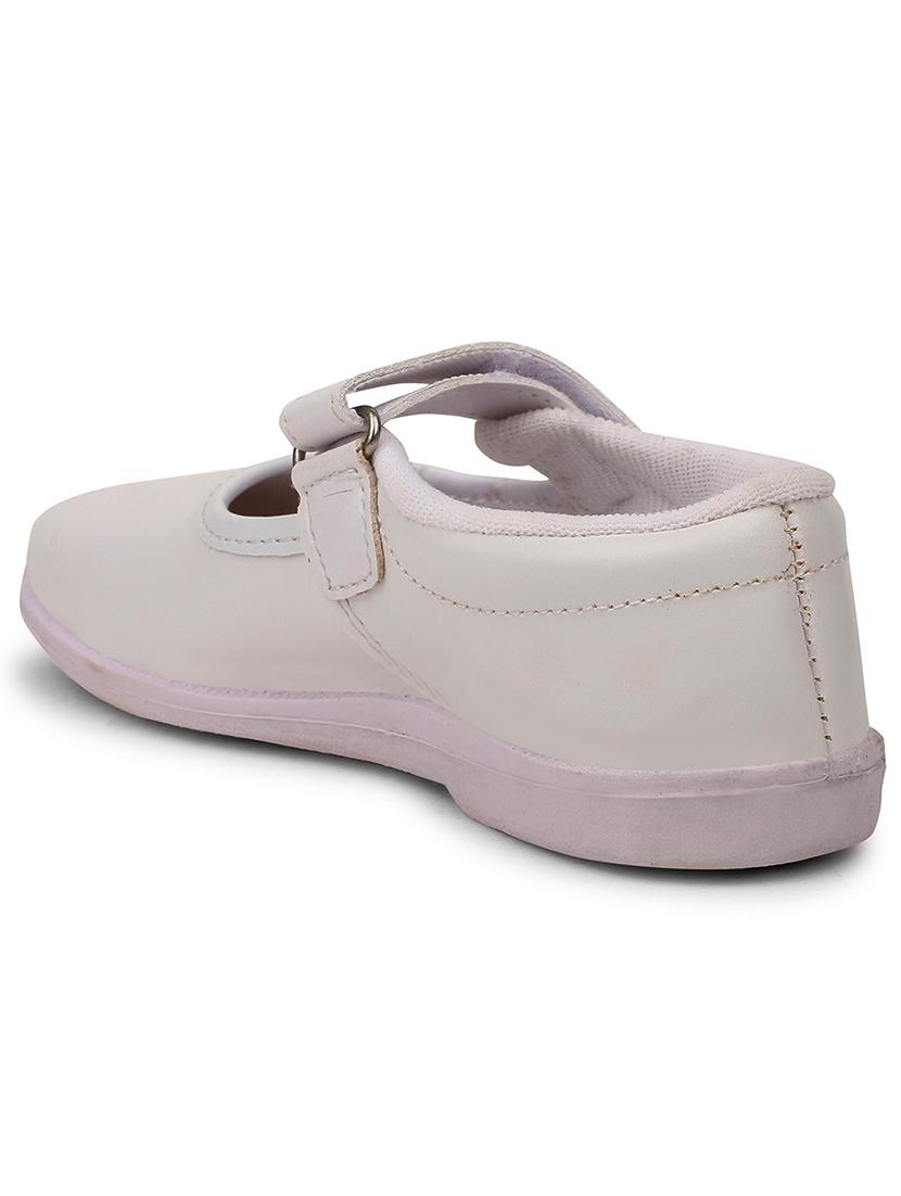girls solid velcro unfiorm shoes - 22030534 - Standard Image - 2