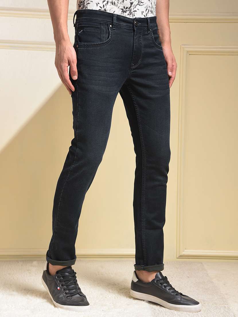 men washed mid rise full length jeans - 22030541 - Standard Image - 2