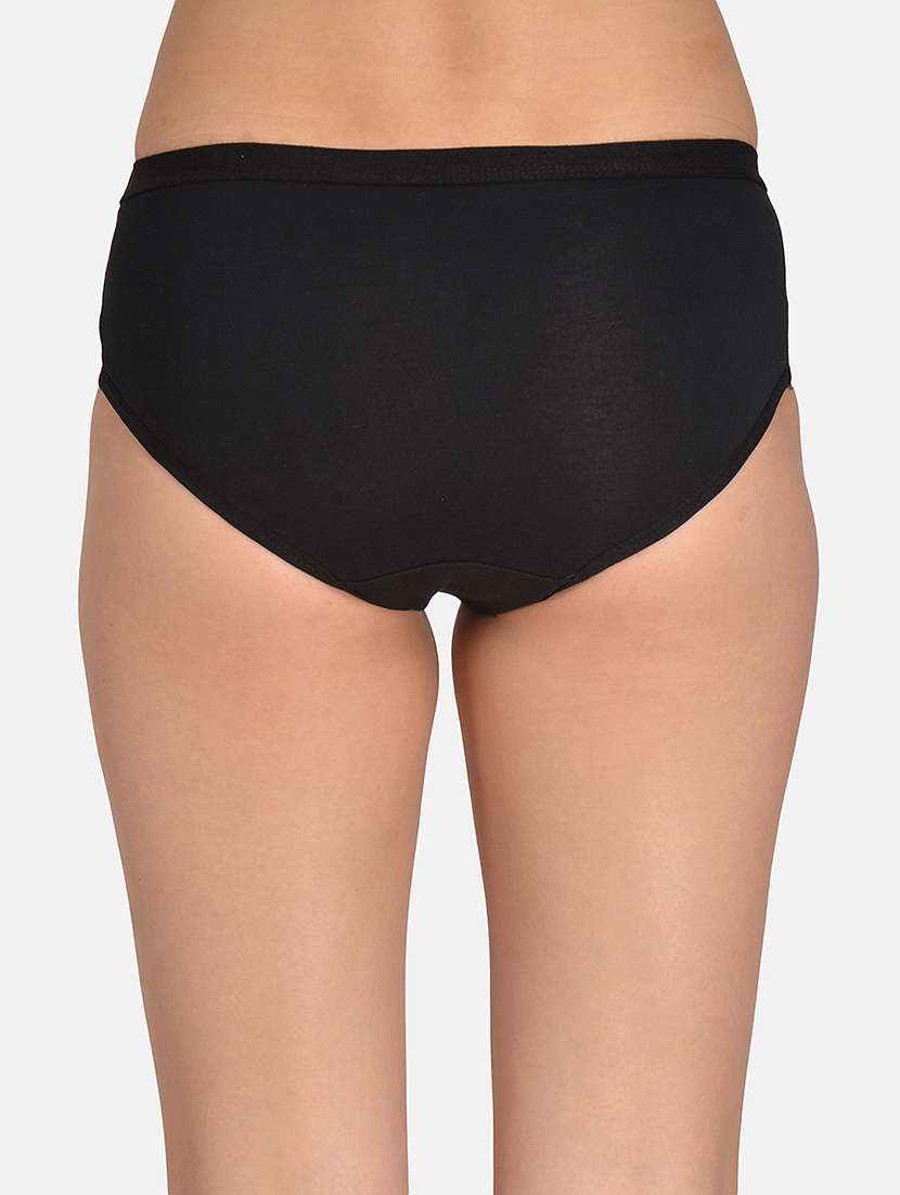 women pack of 3 solid mid rise hipsters - 22030937 - Standard Image - 7