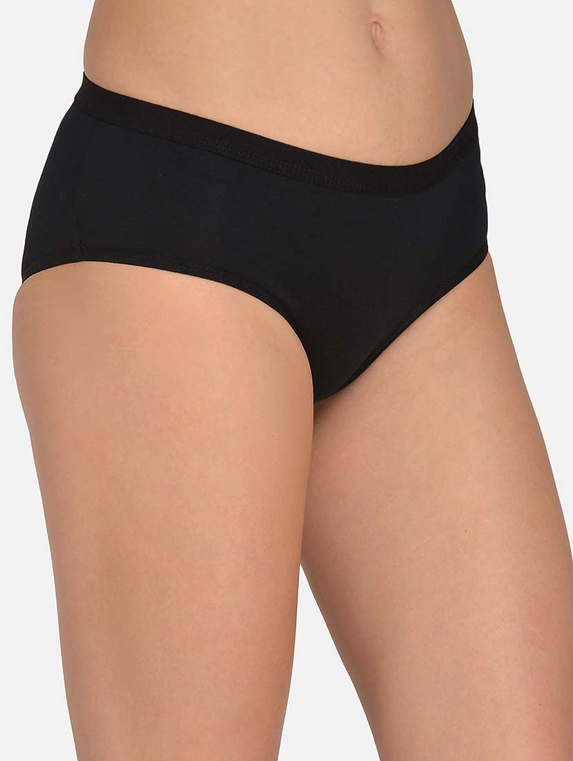women pack of 3 solid mid rise hipsters - 22030938 - Standard Image - 2