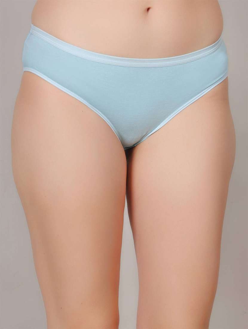 women pack of 3 solid mid rise hipsters - 22030942 - Standard Image - 2