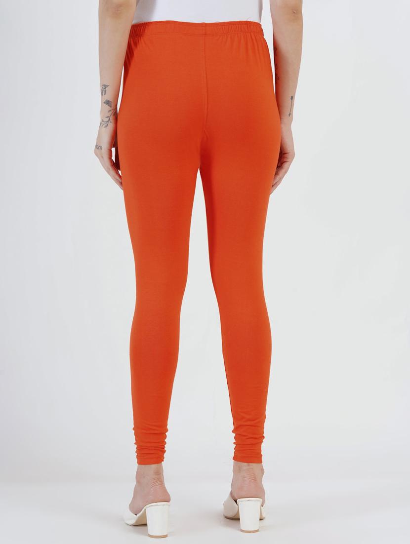 women solid mid rise ankle length legging - 22030985 - Standard Image - 2