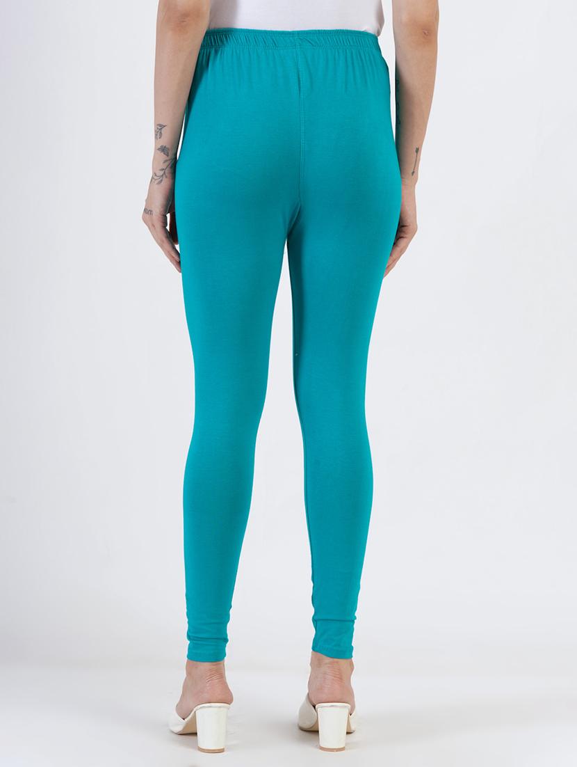 women solid mid rise ankle length legging - 22030986 - Standard Image - 2