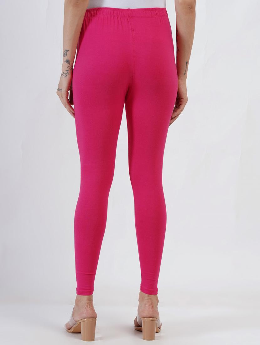 women solid mid rise ankle length legging - 22030987 - Standard Image - 2