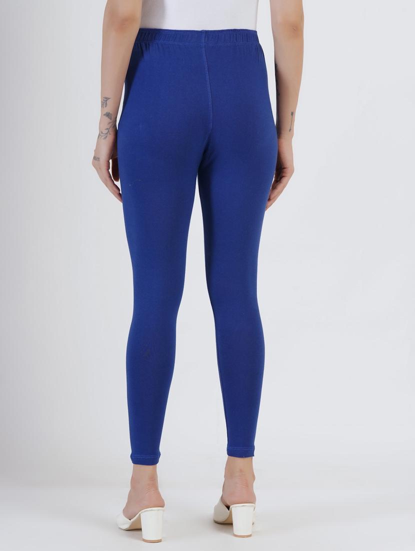 women solid mid rise ankle length legging - 22030989 - Standard Image - 2