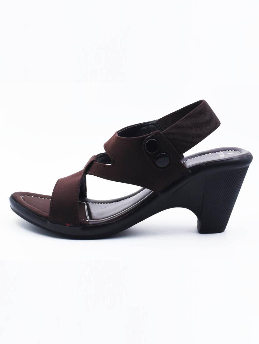 women solid back strap sandal - 22031064 - Standard Image - 2