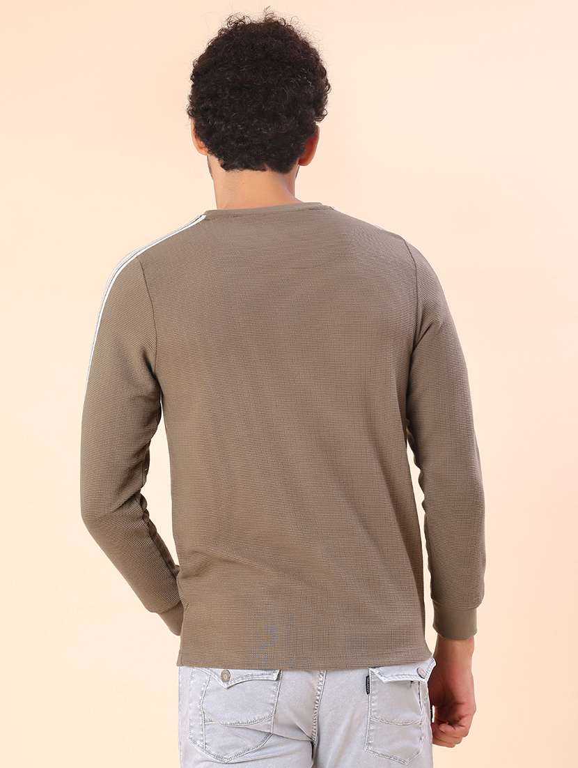 men self design long sleeve regular fit t-shirt - 22031229 -  Standard Image - 2