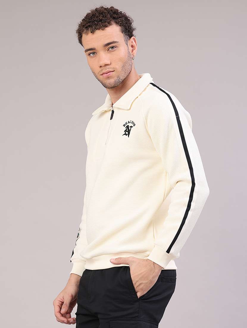 men solid long sleeve sweatshirt - 22031246 -  Standard Image - 2