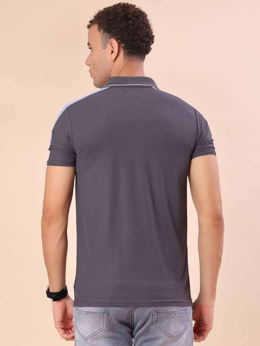 men color block short sleeve regular fit polo t-shirt - 22031431 -  Standard Image - 2