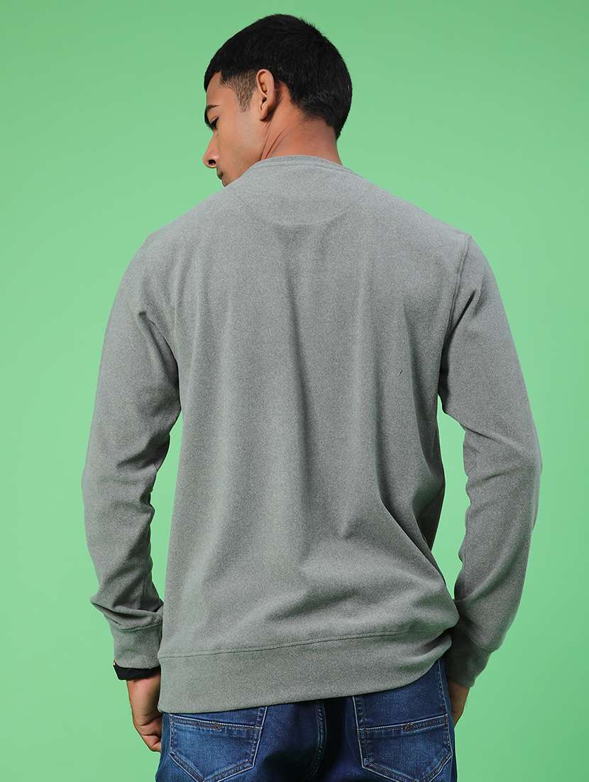 men typographic long sleeve regular fit t-shirt - 22031460 -  Standard Image - 2