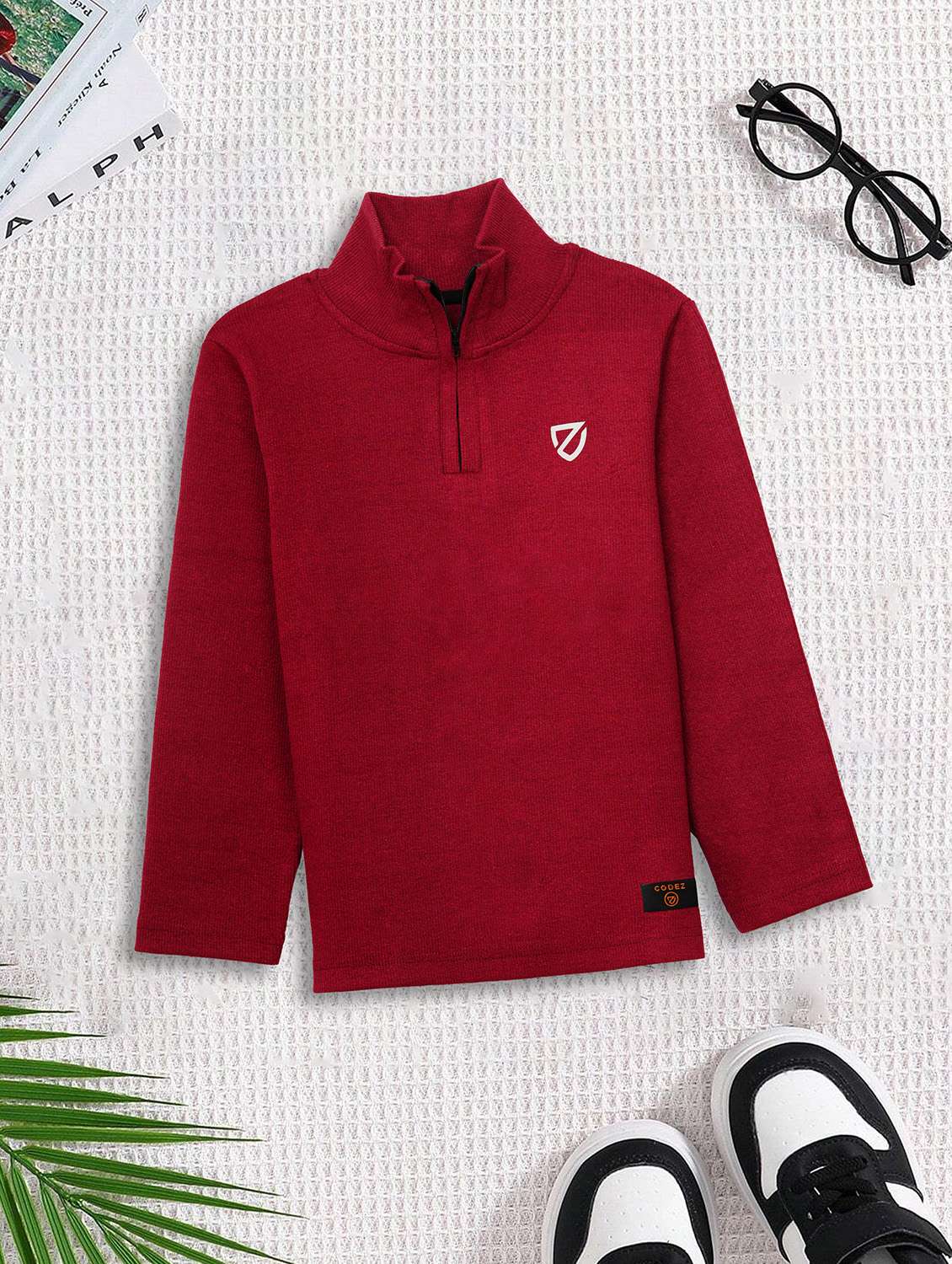 boys pack of 2 solid long sleeve sweatshirt - 22031612 -  Standard Image - 2