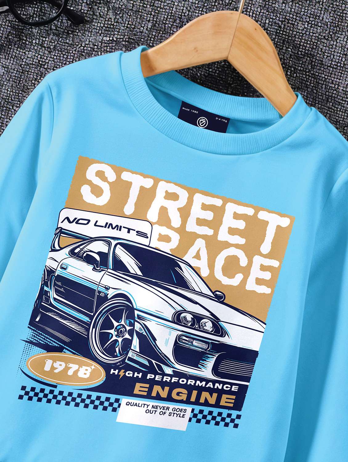 boys printed long sleeve sweatshirt - 22031619 -  Standard Image - 2