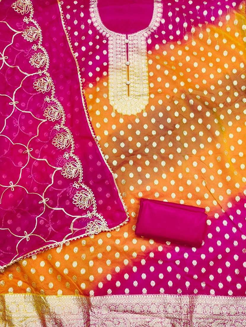 women self design embroidered unstitched suit set - 22031643 -  Standard Image - 2