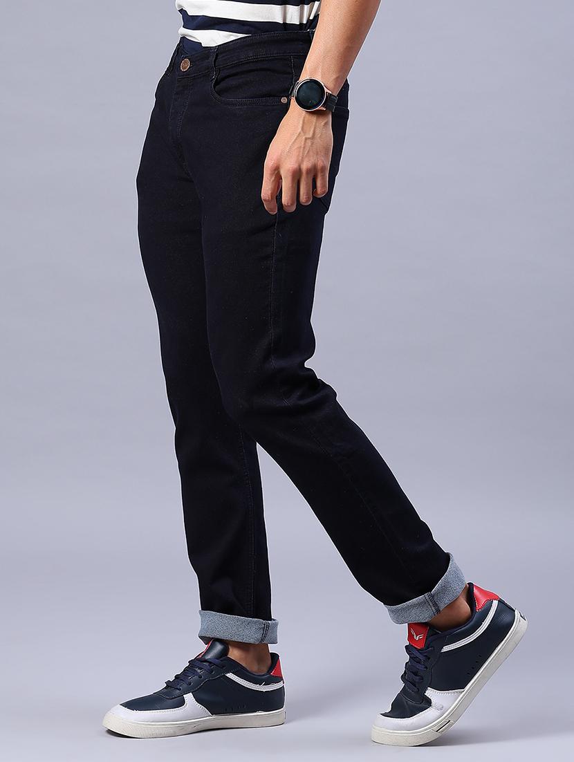 men plain mid rise full length jeans - 22031661 - Standard Image - 2