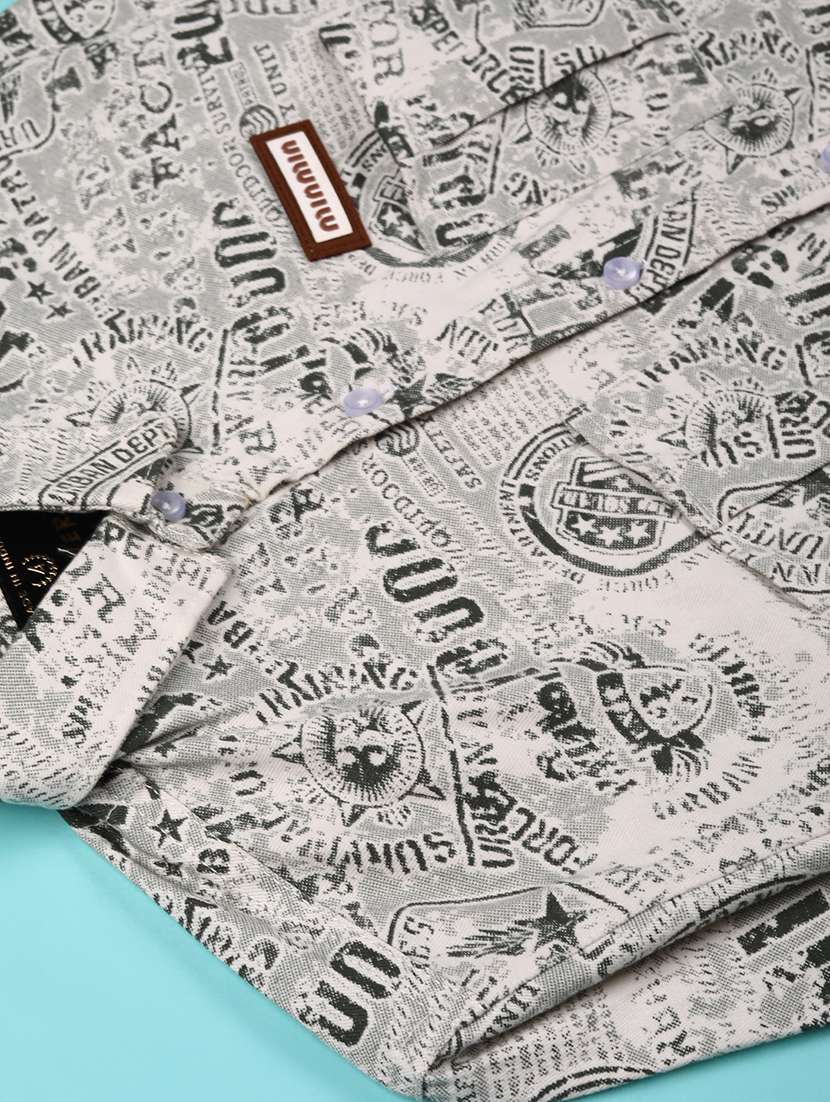 boys printed long sleeve casual shirt - 22031867 -  Standard Image - 2