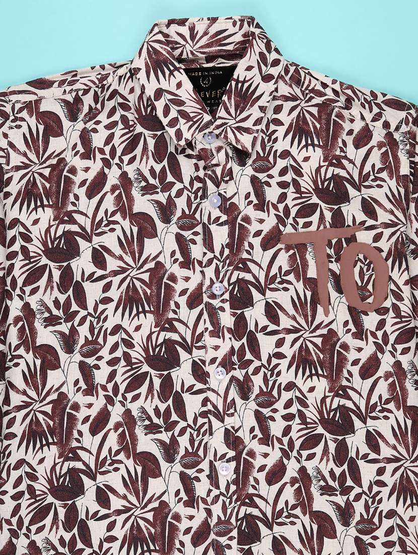 boys printed long sleeve casual shirt - 22031891 -  Standard Image - 2