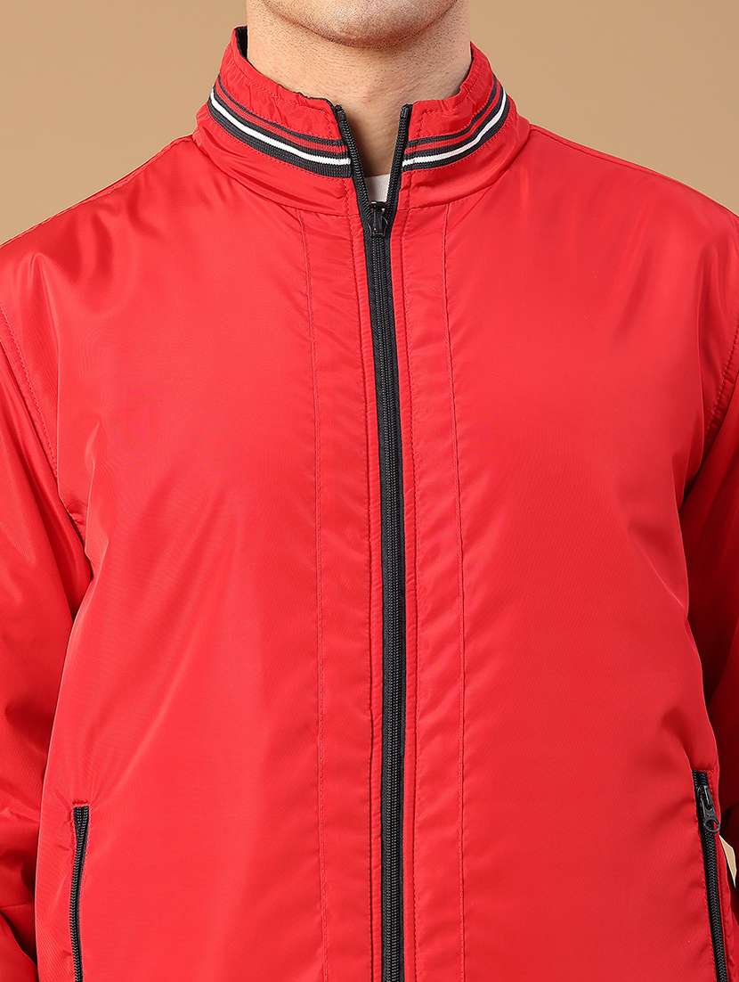 men solid long sleeve reversible bomber jacket - 22032003 -  Standard Image - 2