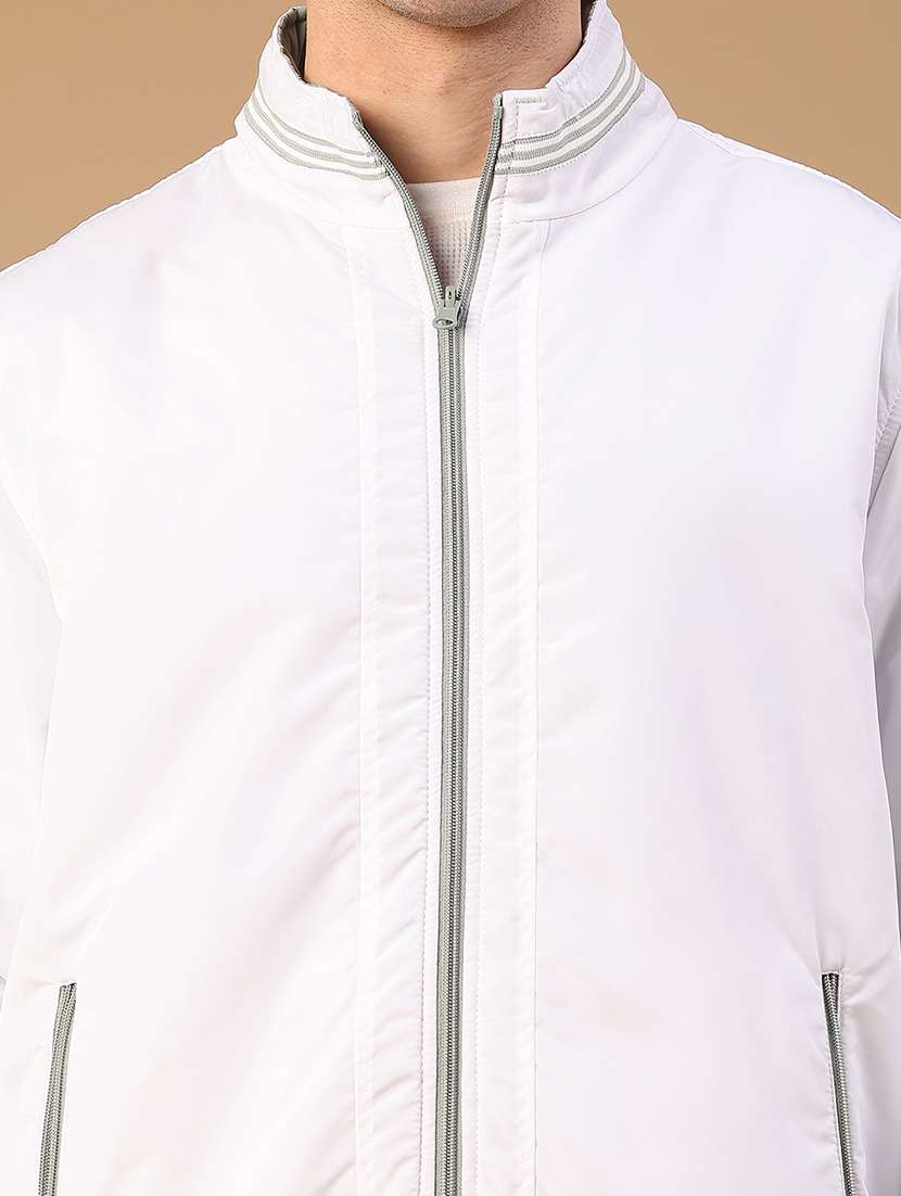 men solid long sleeve reversible bomber jacket - 22032004 -  Standard Image - 2