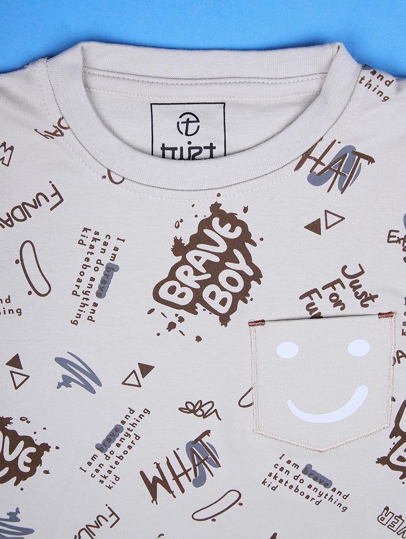 kids printed short sleeve co-ord set - 22033411 - Standard Image - 2