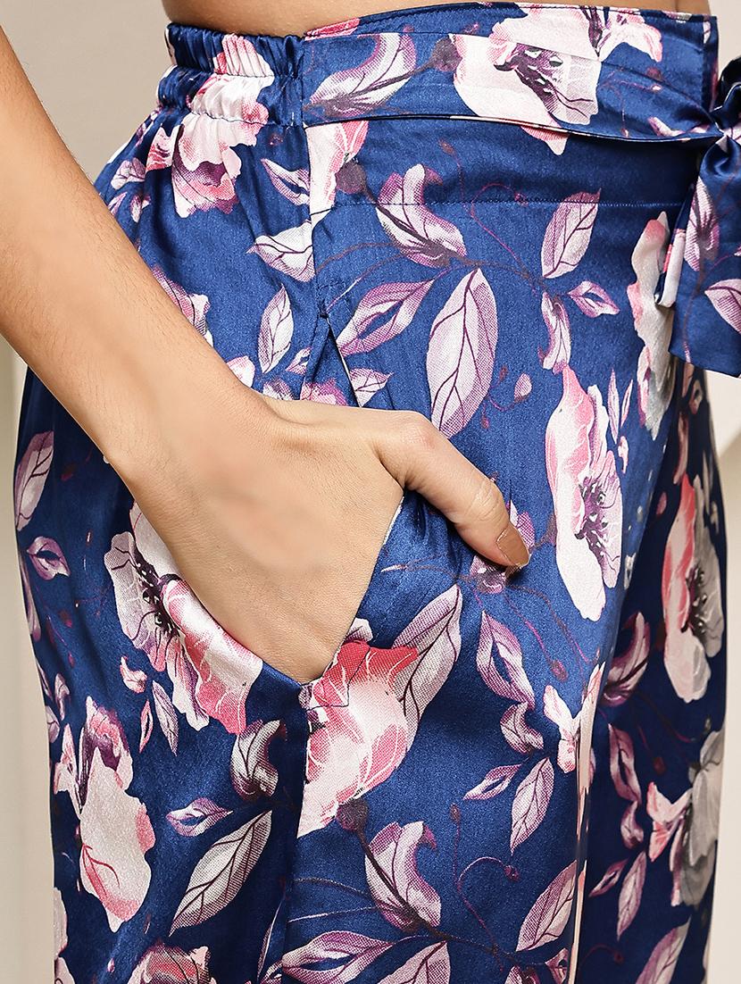 women printed shirt and trouser co-ord set - 22033426 - Standard Image - 7