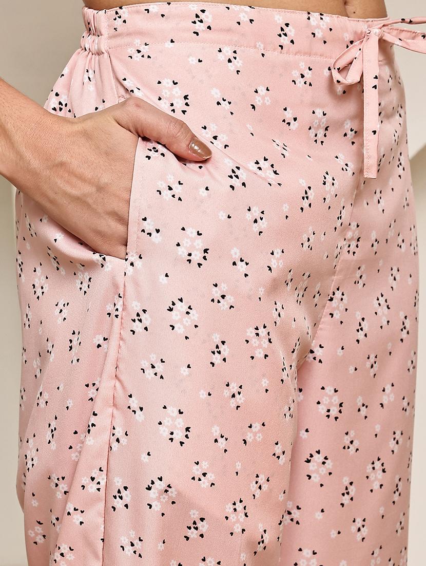 women printed shirt and trouser co-ord set - 22033429 - Standard Image - 7