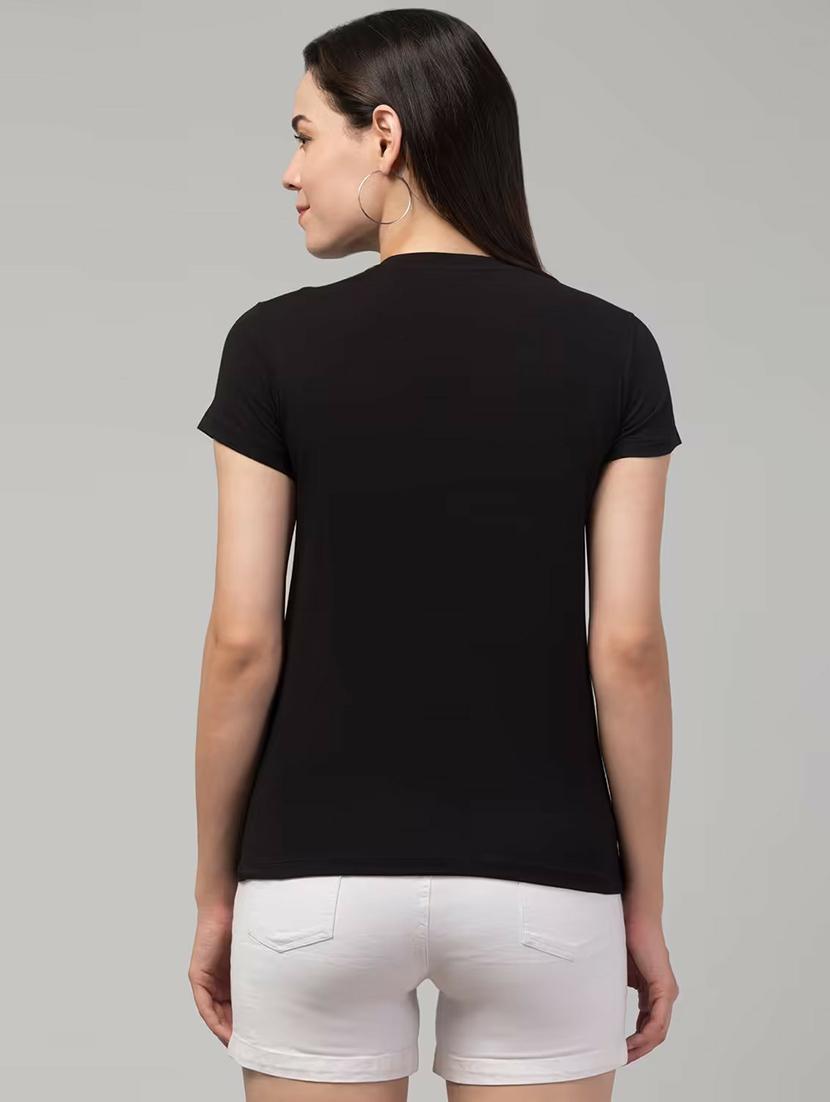 women printed short sleeve regular fit t-shirt - 22033433 - Standard Image - 2