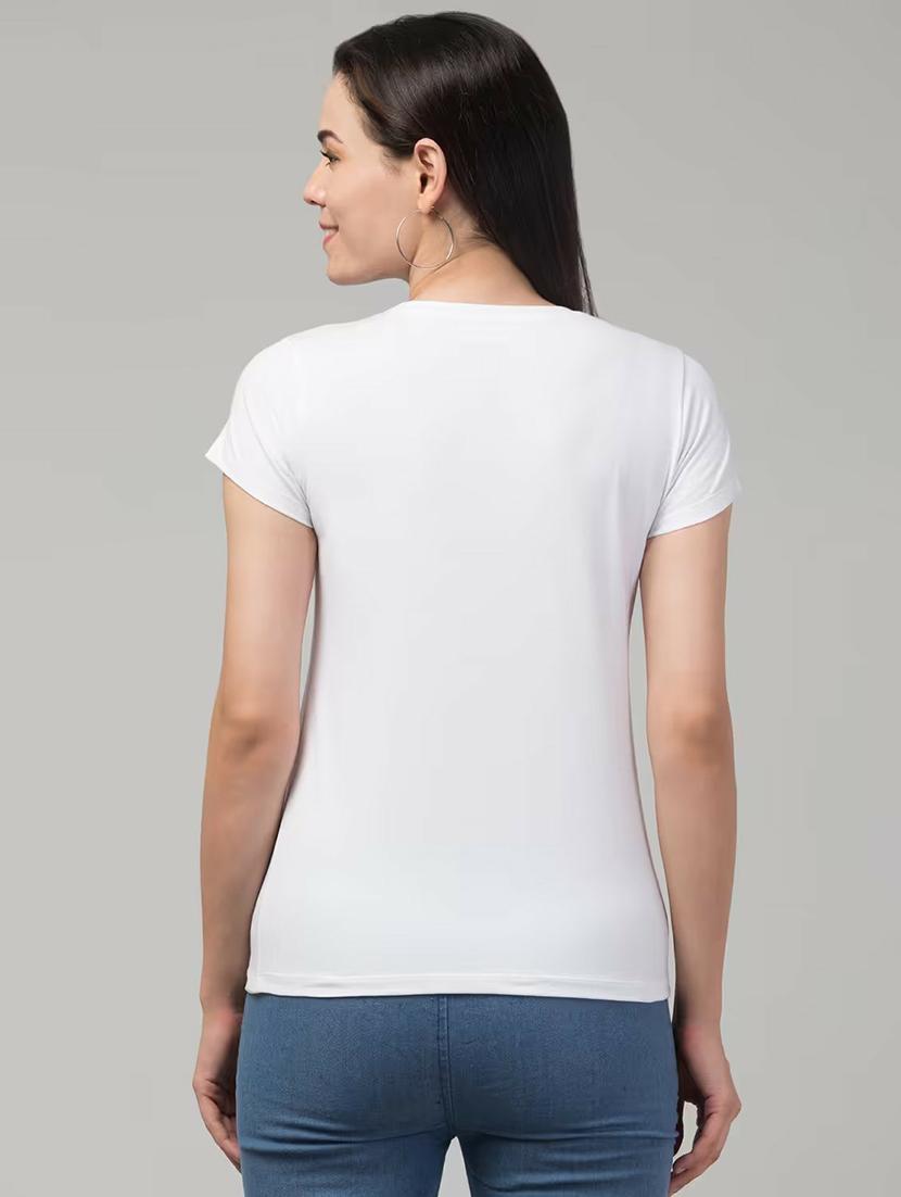 women printed short sleeve regular fit t-shirt - 22033436 - Standard Image - 2