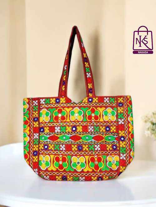 women floral embroidered tote bag - 22033622 -  Standard Image - 0
