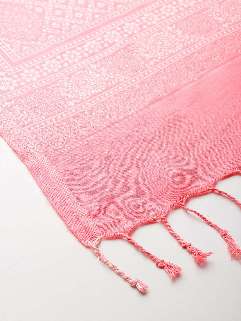 women self design reversible shawl - 22033703 -  Standard Image - 2