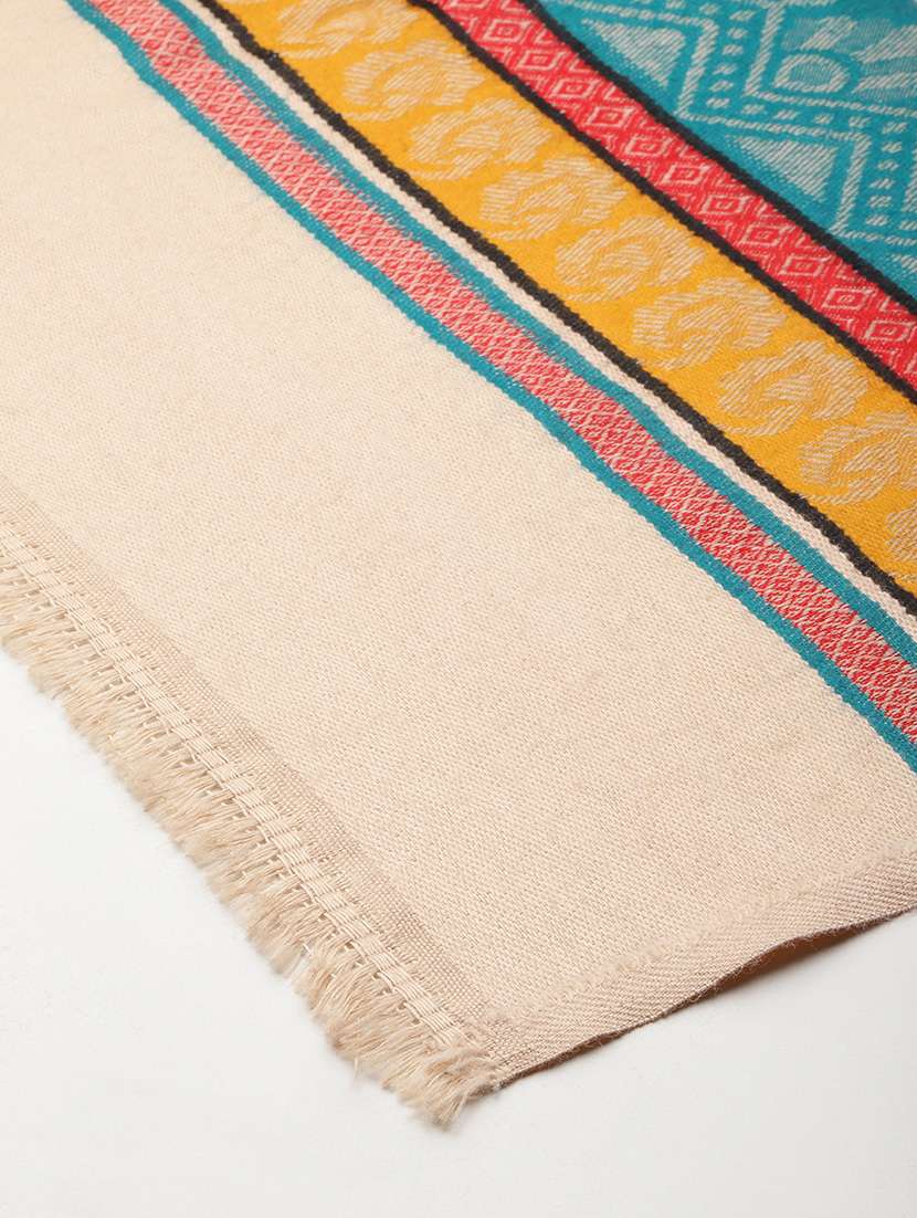 women self design reversible shawl - 22033727 -  Standard Image - 2