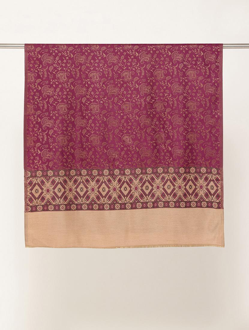 women self design reversible shawl - 22033733 - Standard Image - 2