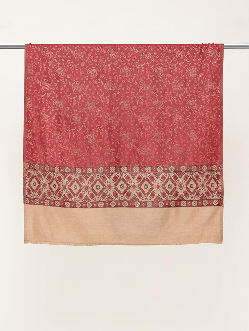 women self design reversible shawl - 22033734 - Standard Image - 2