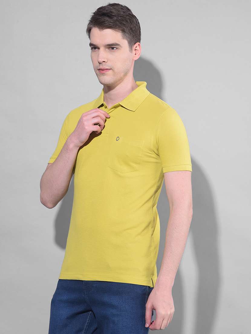 green cotton plain tshirt - 22033889 -  Standard Image - 2