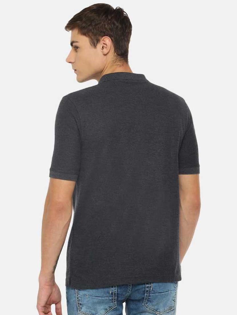 black cotton plain tshirt - 22033896 - Standard Image - 2