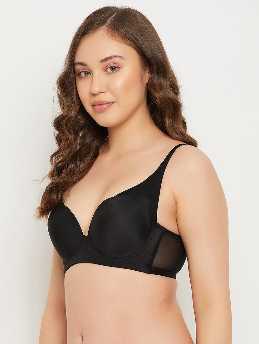 women black solid push up bra - 22033932 - Standard Image - 2