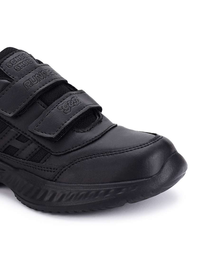 boys solid velcro uniform shoes - 22034565 - Standard Image - 2