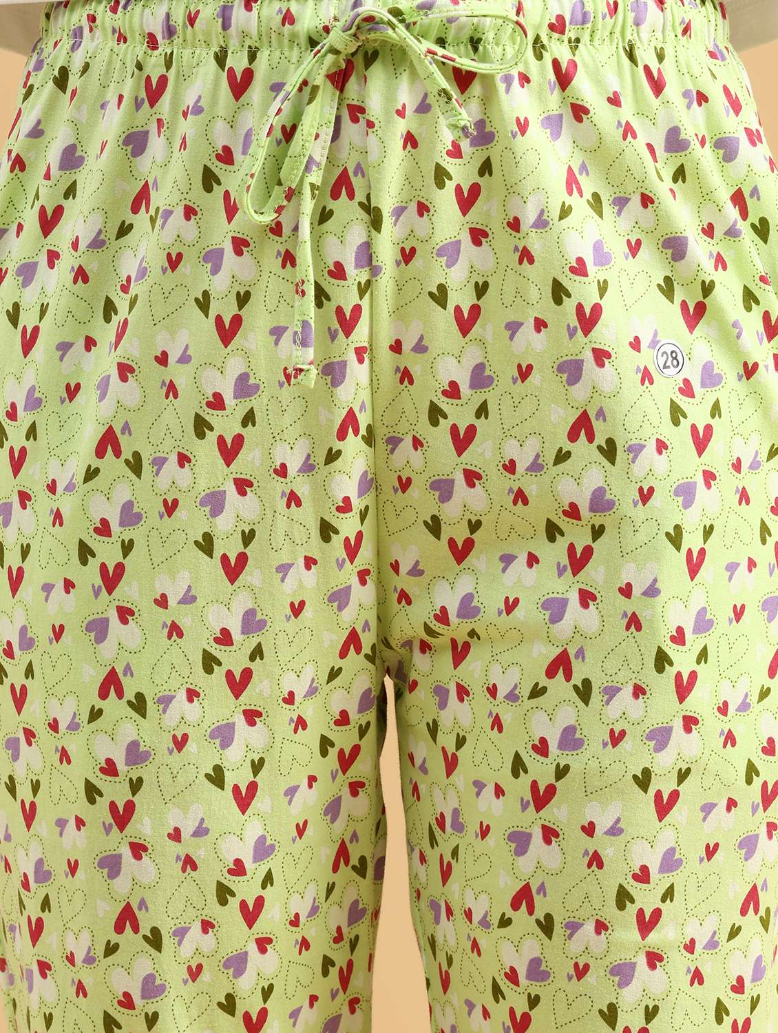 women printed mid rise lounge wear pajama - 22034780 -  Standard Image - 2