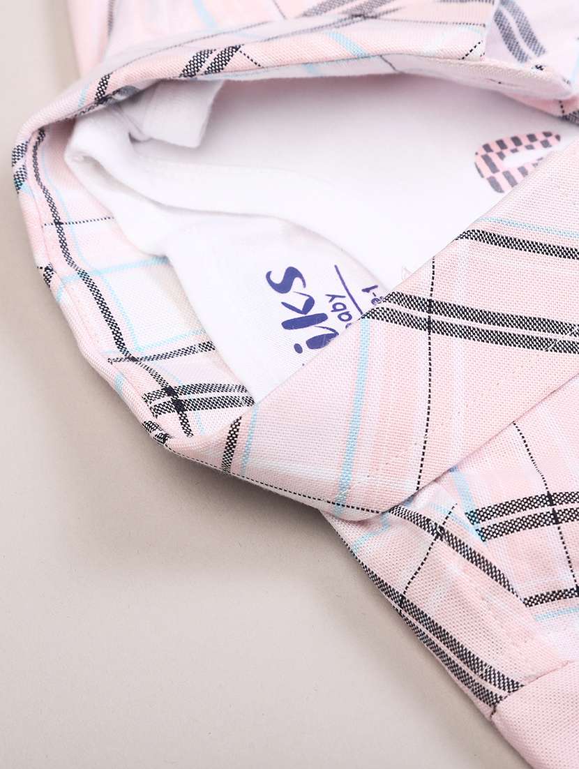 Boys Checkered Shirt And Trouser Co-ord Set - 22034993 -  Standard Image - 2