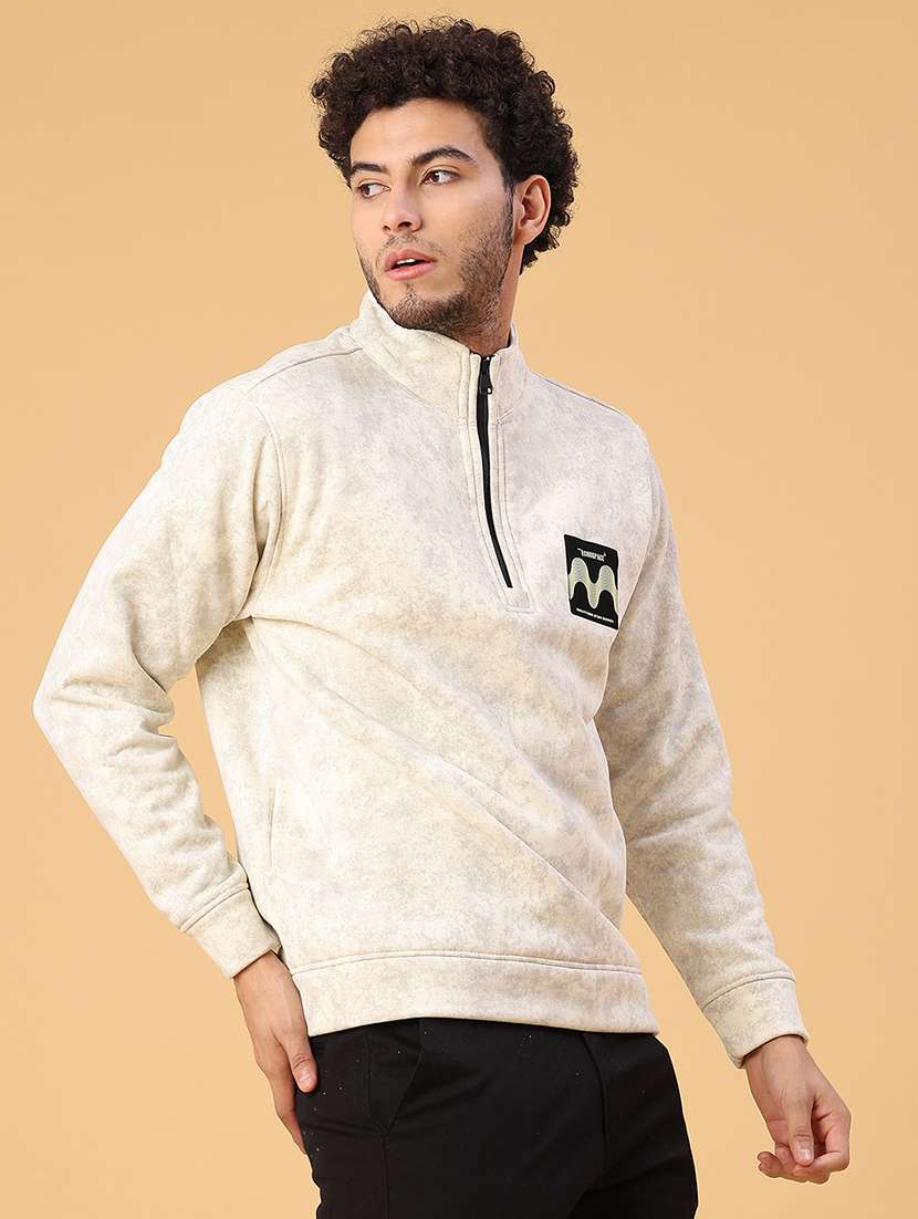 men printed long sleeve sweatshirt - 22035057 -  Standard Image - 2