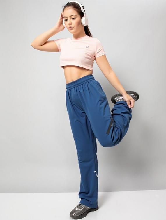 women solid mid rise parachute pants - 22035183 - Standard Image - 2