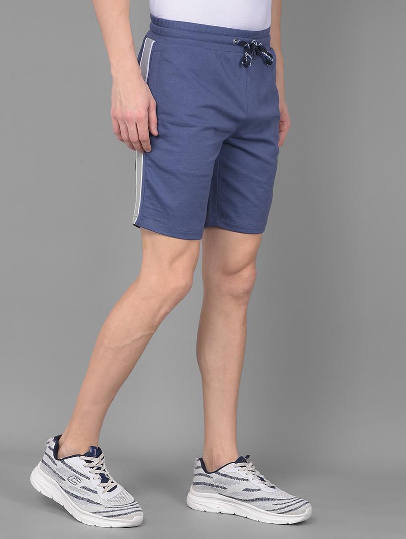 men tapered mid rise regular fit shorts - 22035409 - Standard Image - 2