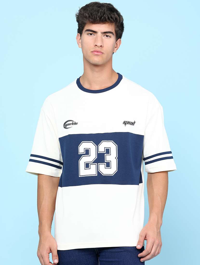 men printed short sleeves oversized t-shirt - 22035636 -  Standard Image - 2