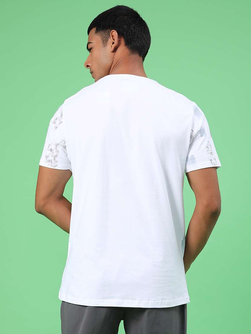 men front print short sleeve regular fit t-shirt - 22035703 -  Standard Image - 2
