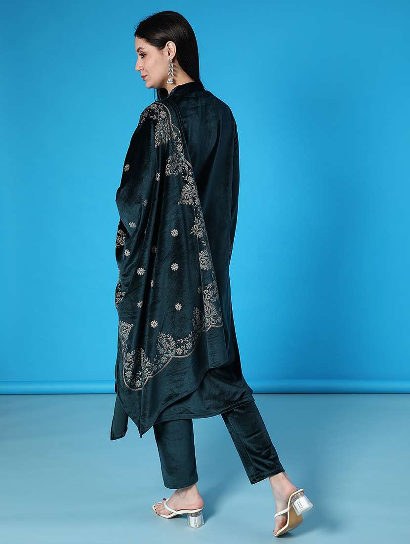 women self designed kurta pant with dupatta set - 22035793 -  Standard Image - 2