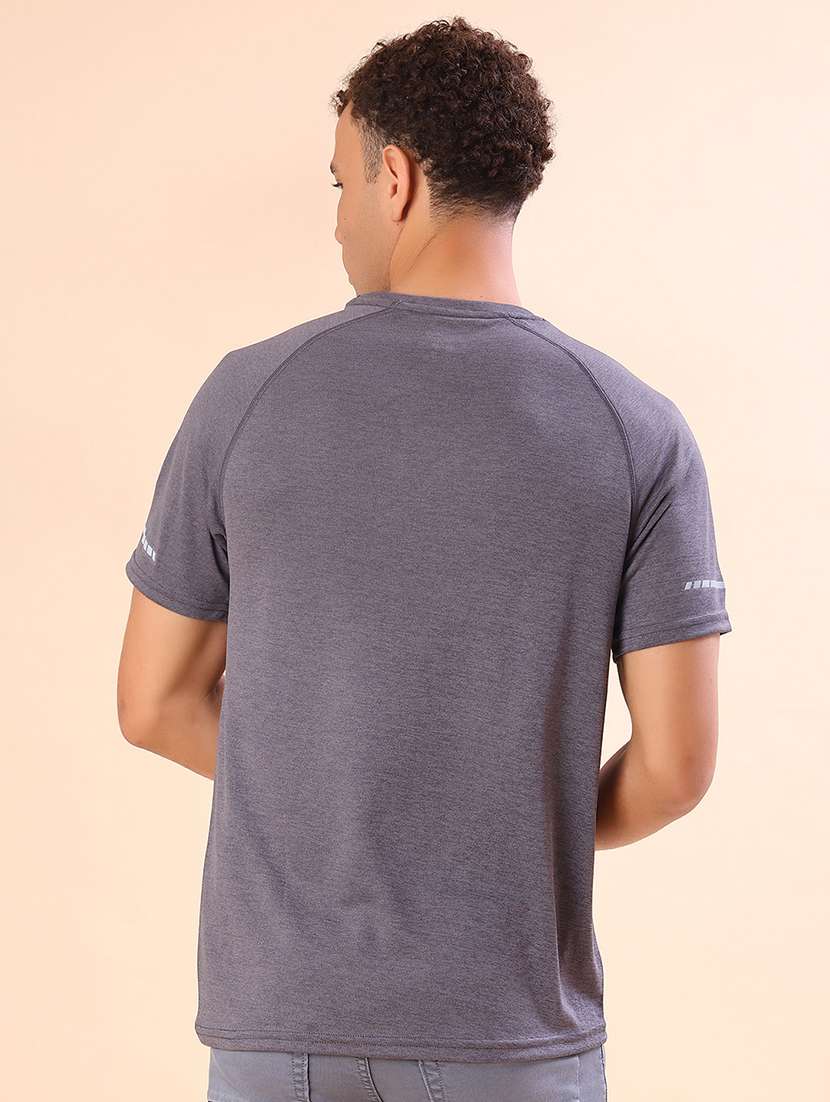 men solid short sleeve slim fit t-shirt - 22035832 - Standard Image - 2