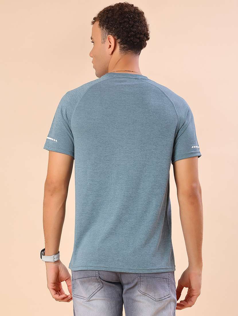 men solid short sleeve slim fit t-shirt - 22035834 -  Standard Image - 2